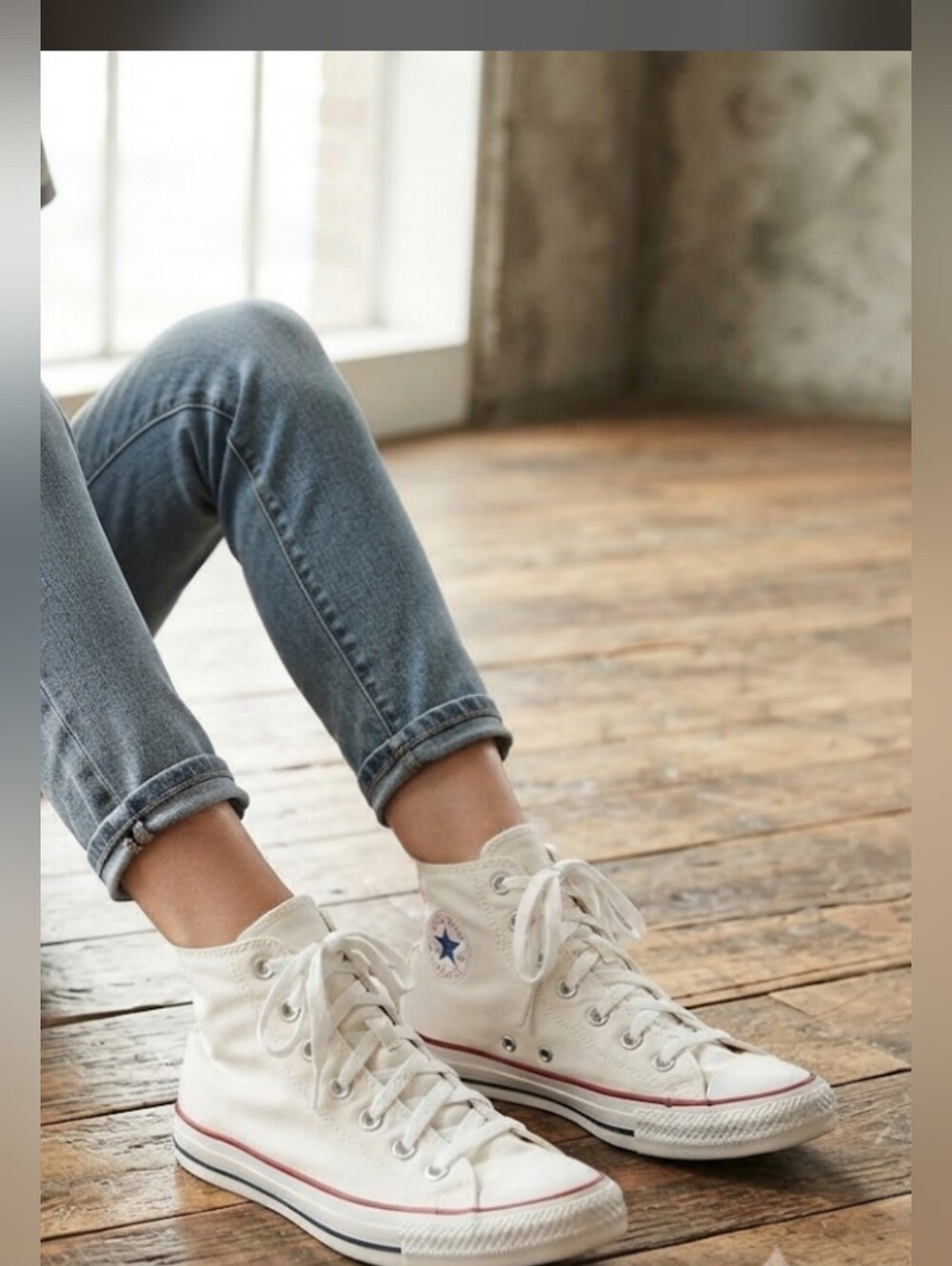 White converse all star